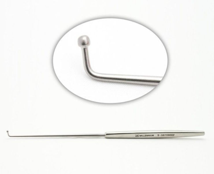 Iris Thumb Forceps, 4" (10.2 Cm), Dressing Forceps, Serrated, Extremely Delicate, Half Curve